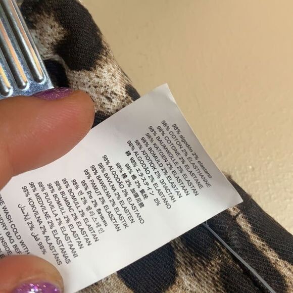 MICHAEL Michael Kors Leopard Print Cropped Jeans NWT - Picture 13 of 15